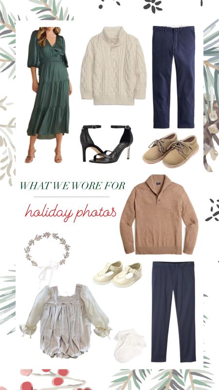 Here’s what we wore for our family holiday photos… just in case you’re looking for a little inspiration! 🌲 

#LTKHoliday #LTKfamily