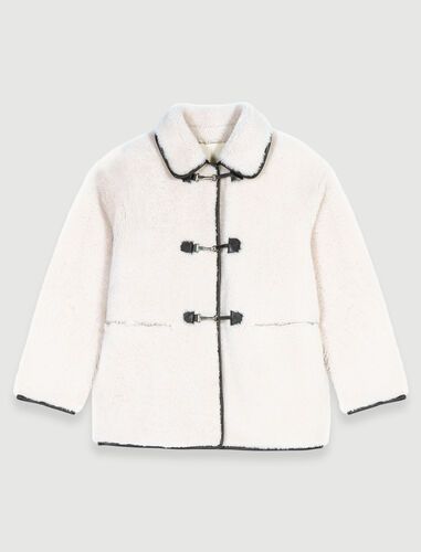 Mid-length shearling coat | Maje EU