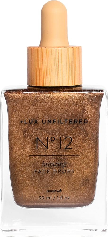 + Lux Unfiltered N°12 Sunstruck Face Tanning Drops - Fragrance Free Bronzing Drops for Face with... | Amazon (US)