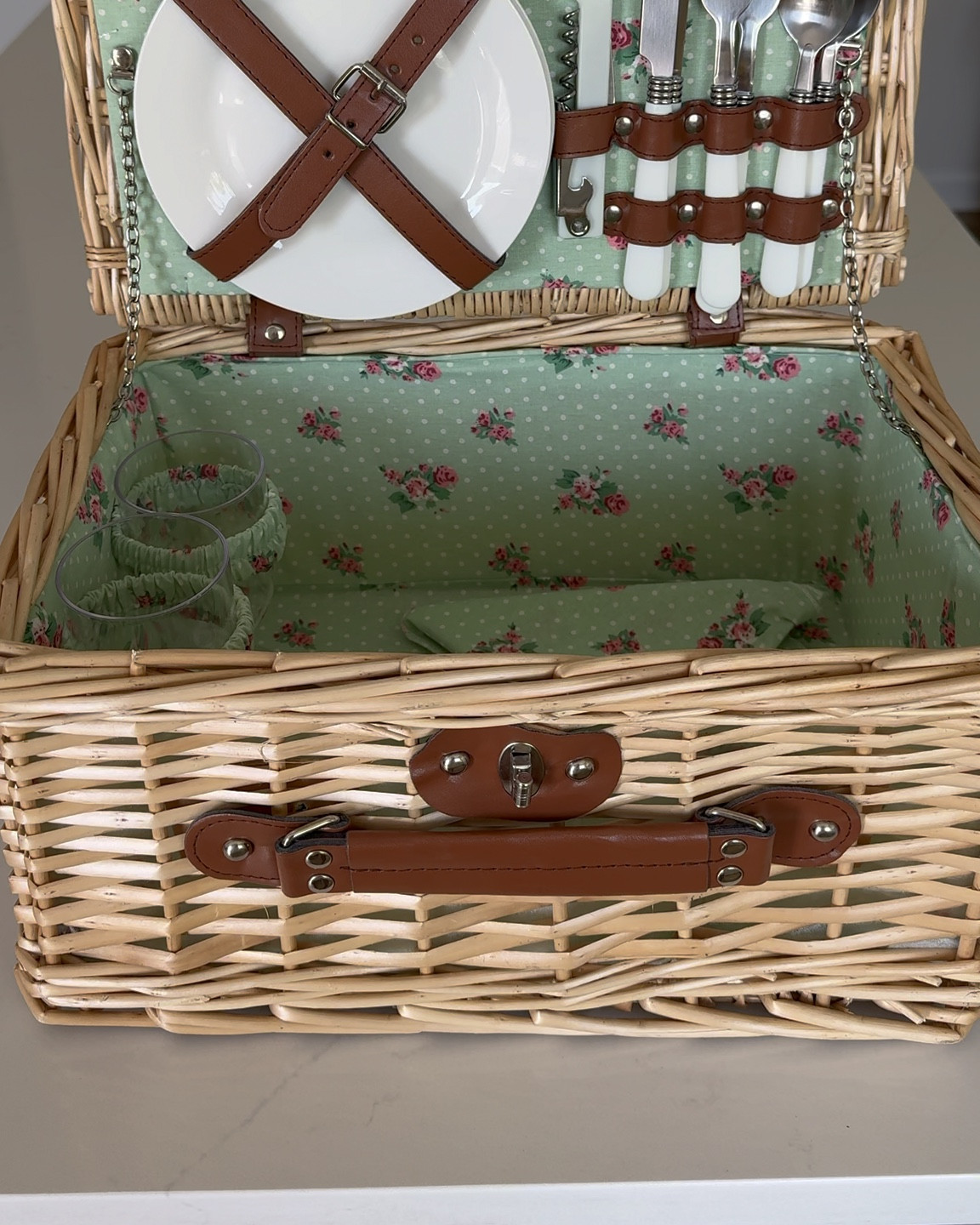 I feel like cute, old fashioned, blanket on the ground picnics are a lost art. This is the year I bring ‘em back. Whether you want to plan one as a romantic date or just something fun to do with a couple girlfriends, I think picnics are an incredibly adorable and creative way to spend an afternoon. 

I loved that this particular basket came with all the utensils you need…even tiny salt and pepper shakers and cute cloth napkins!

Linking the other things I purchased to create the perfect picnic aesthetic. 

(Flowers and non alcoholic wine sold separately. Haha)

#LTKFindsUnder50 #LTKFamily #LTKSeasonal