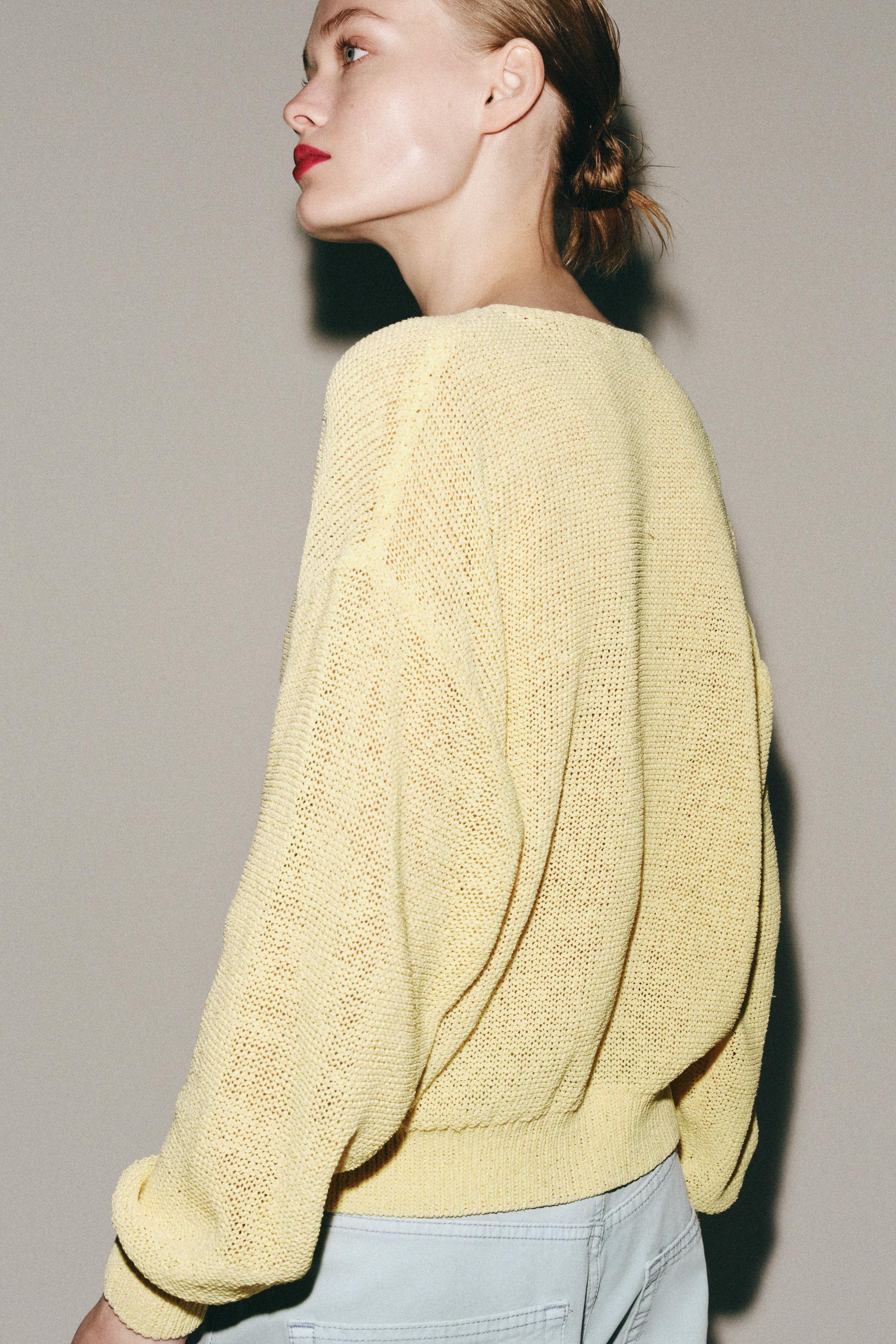 RUSTIC KNIT JACKET | Zara US