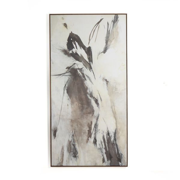 Illumination IV Abstract Painting by Matera - Framed with Rustic Walnut | Scout & Nimble