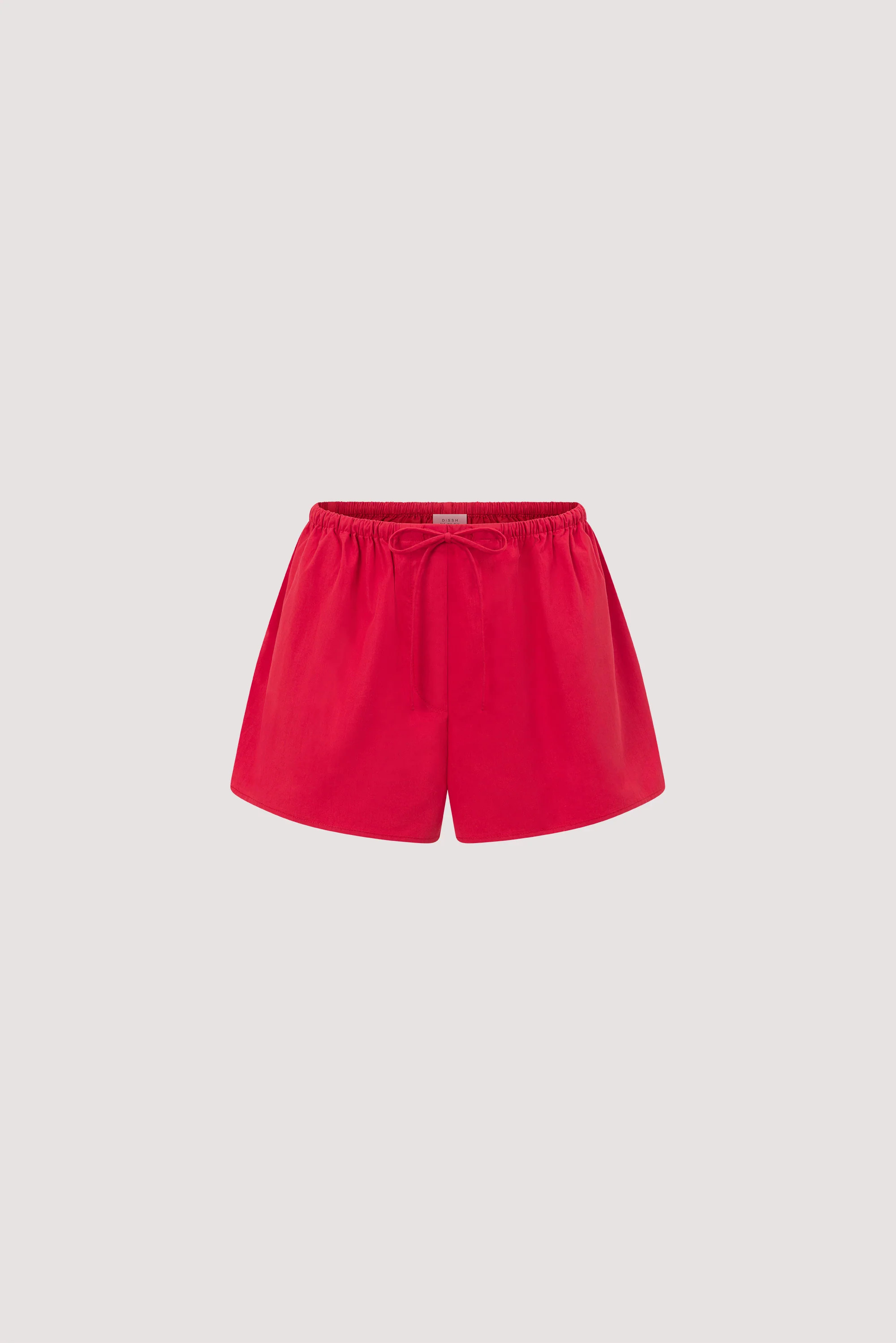 INA RED LIGHTWEIGHT POPLIN SHORT | DISSH