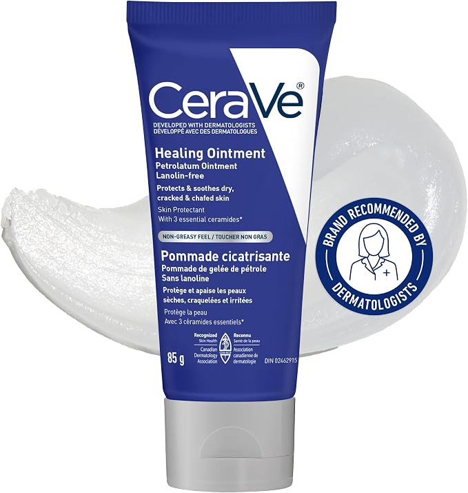 CeraVe Pommade de guérison, protecteur cutané hydratant au pétrolatate pour les peaux sèches ... | Amazon (CA)