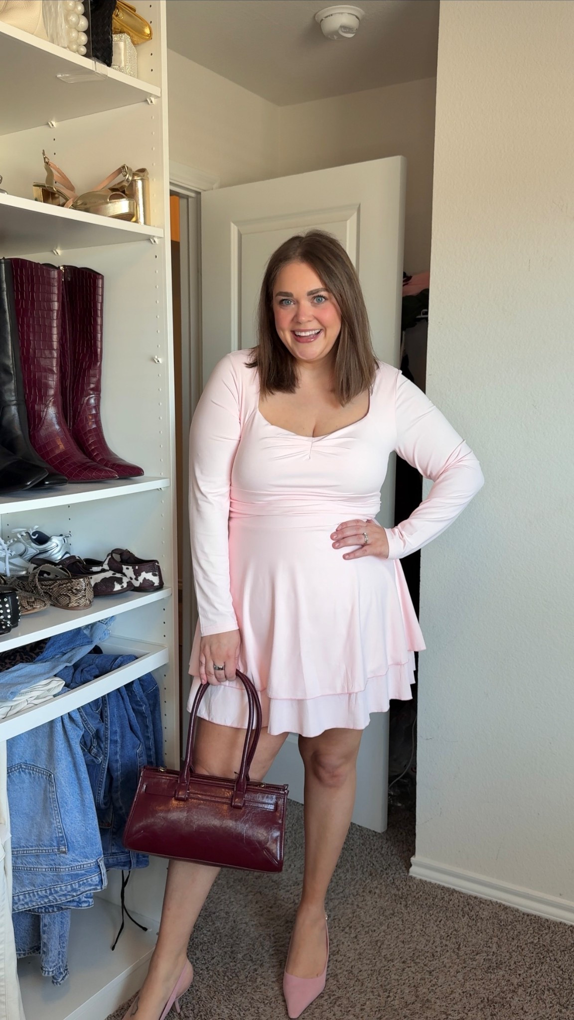 Valentine’s Day outfit inspo. Wearing xl in Amazon dress. Heels come in wide width! 

#LTKPlusSize