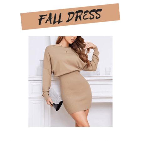 Beautiful beige bodycon mini sweater dress

#LTKstyletip #LTKSeasonal #LTKunder50