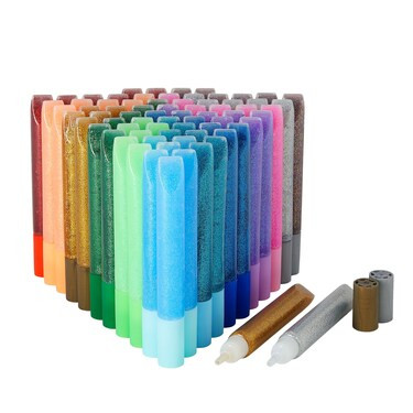 72 Pack Glitter Glue Pens, Rainbow Glue Stick Set for Arts and Crafts Projects, Slime Supplies, S... | Michaels Stores
