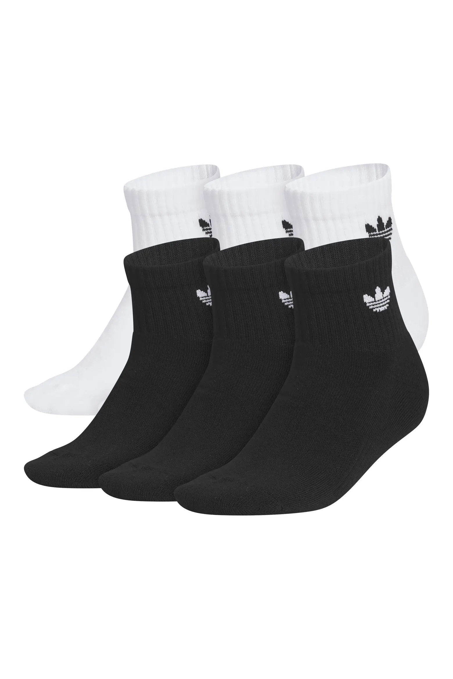 Kids' Originals Trefoil Assorted 6-Pack Quarter Socks | Nordstrom | Nordstrom