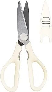 Rae Dunn Kitchen Scissors- Stainless Steel Kitchen Shears, Cooking Scissors for Cutting Meat, Chi... | Amazon (US)