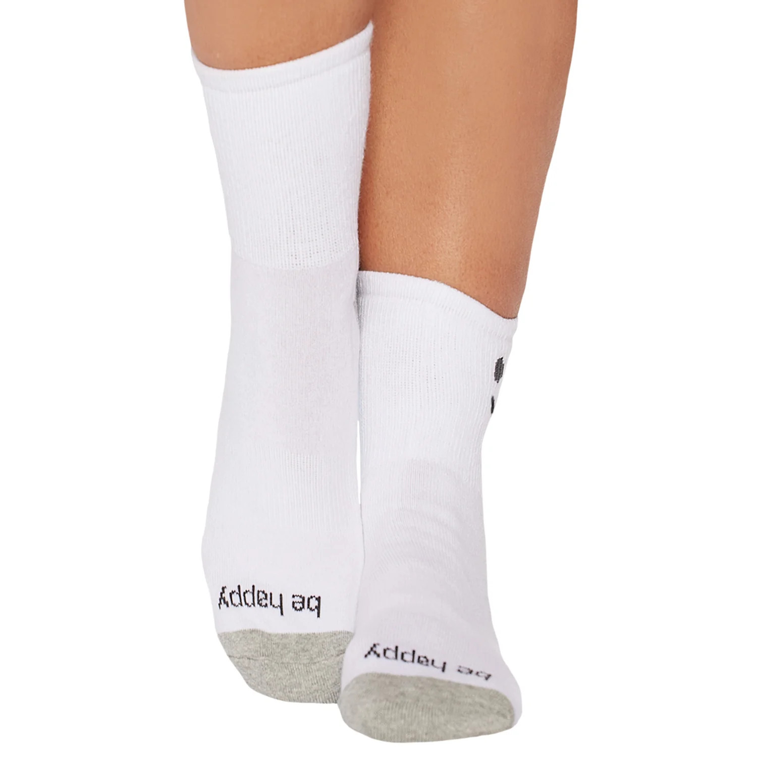 Short Crew Be Happy Grip Socks (Smile) | Sticky Be Socks