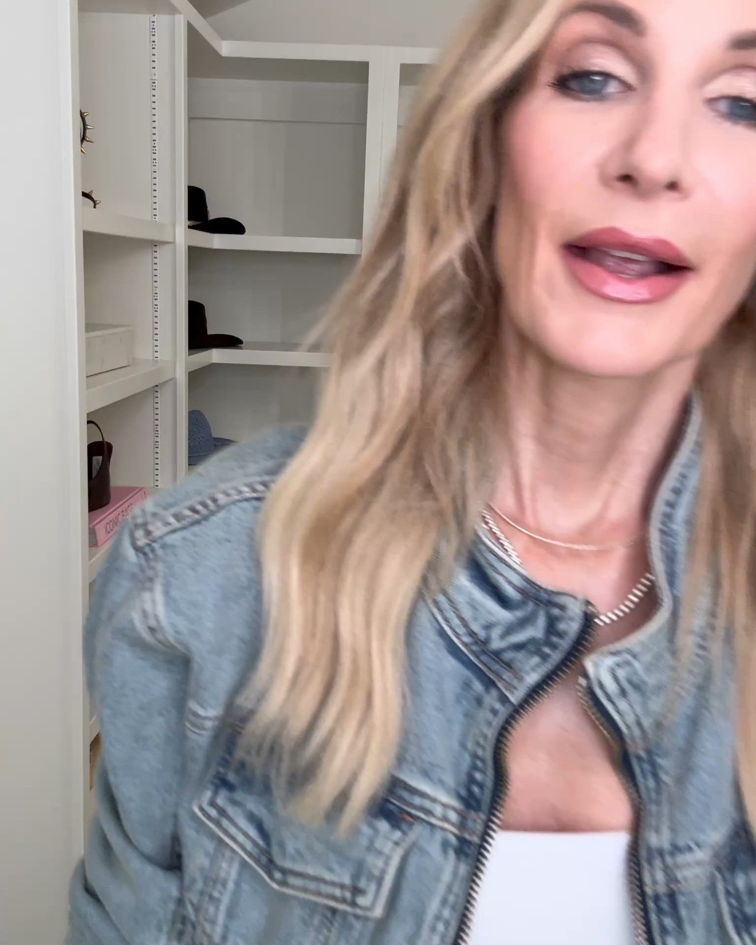 From coffee date to dinner date, these are the only jeans you need. ☕️✨🍸

These high-waisted wide-leg jeans are one of the most versatile pieces in my closet. The flattering silhouette is incredibly slimming, and this gorgeous tan wash literally goes with everything.

For a casual coffee date, I styled them with a white tank, a denim bomber jacket, and white kitten heels—keeping it effortless with no belt.

For a dinner date, I elevated the look with a sleek black halter top, a slim black belt, and chic black-and-clear heels for a more polished, sophisticated vibe.

One pair of jeans. Two completely different looks.

Which is your favorite: the coffee date look or the dinner date look? 🤍

#LTKgrwm #LTKootd #LTKOver40