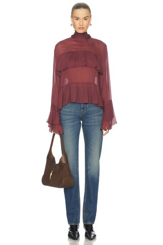 ASTR the Label Fae Top in Wine from Revolve.com | Revolve Clothing (Global)