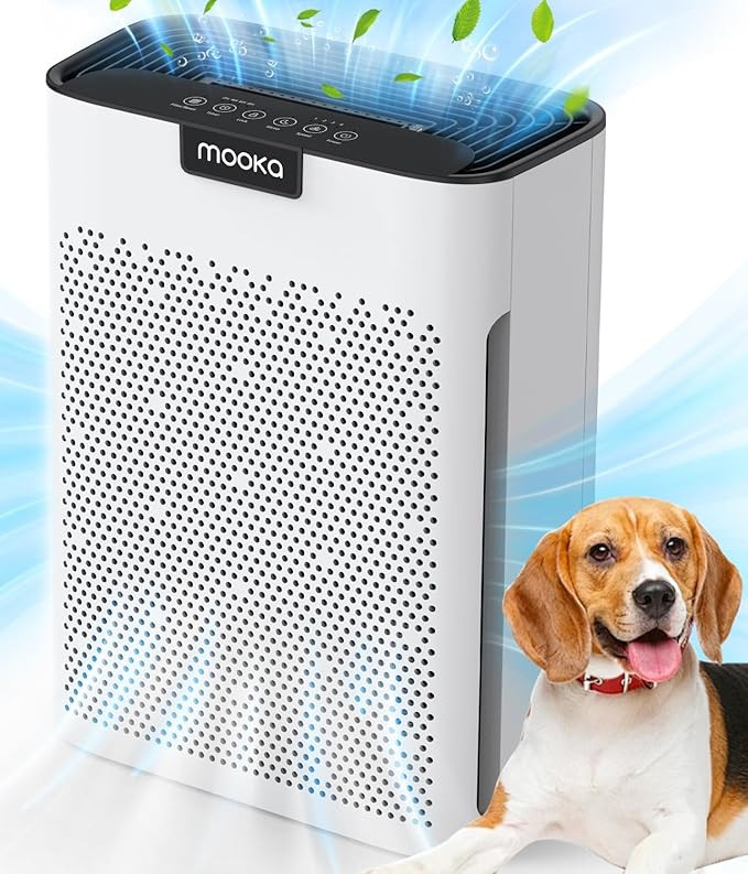Air Purifiers for Home Large Room 2200 Ft² with Washable Filters, MOOKA HEPA Filter Pet Air Puri... | Amazon (US)