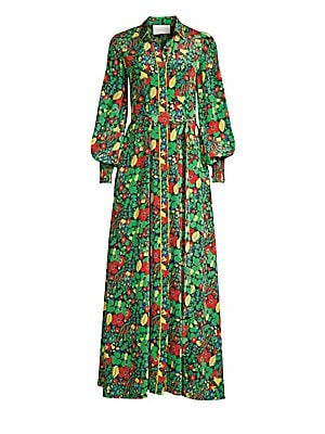 Alexis - Hiroka Botanical Robe Maxi Dress | Saks Fifth Avenue