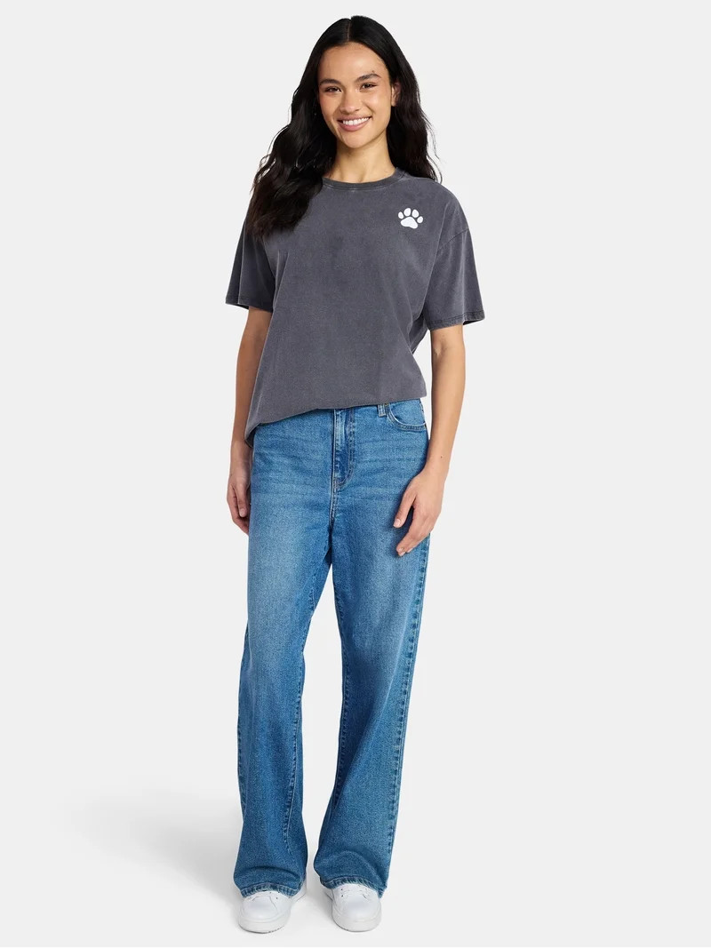 Mother’s Day Women’s Stay At Home Cotton Graphic Tee from Way to Celebrate, Sizes S-XXXL | Walmart (US)