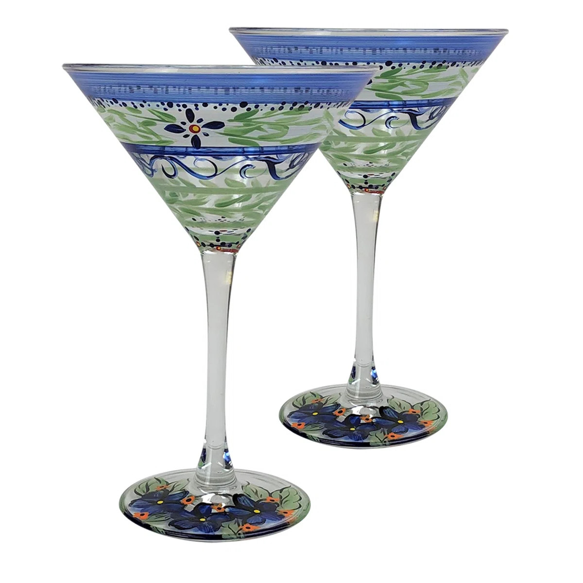 Charlton Home® Barcelona Blue   Salters 7 oz. Martini Glass & Reviews | Wayfair | Wayfair North America