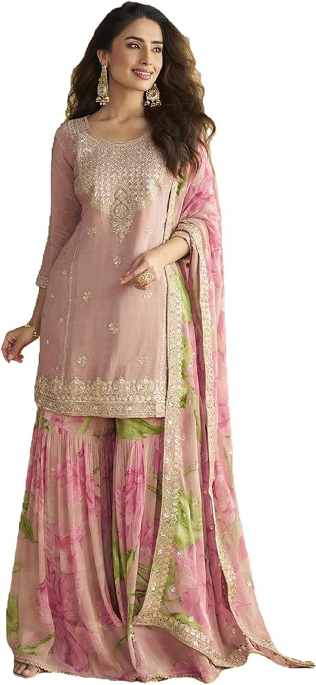 Indian Pakistani Women's Ready to wear ethnic Salwar Kameez Suit for Eid Party Wedding Festivals ... | Amazon (US)