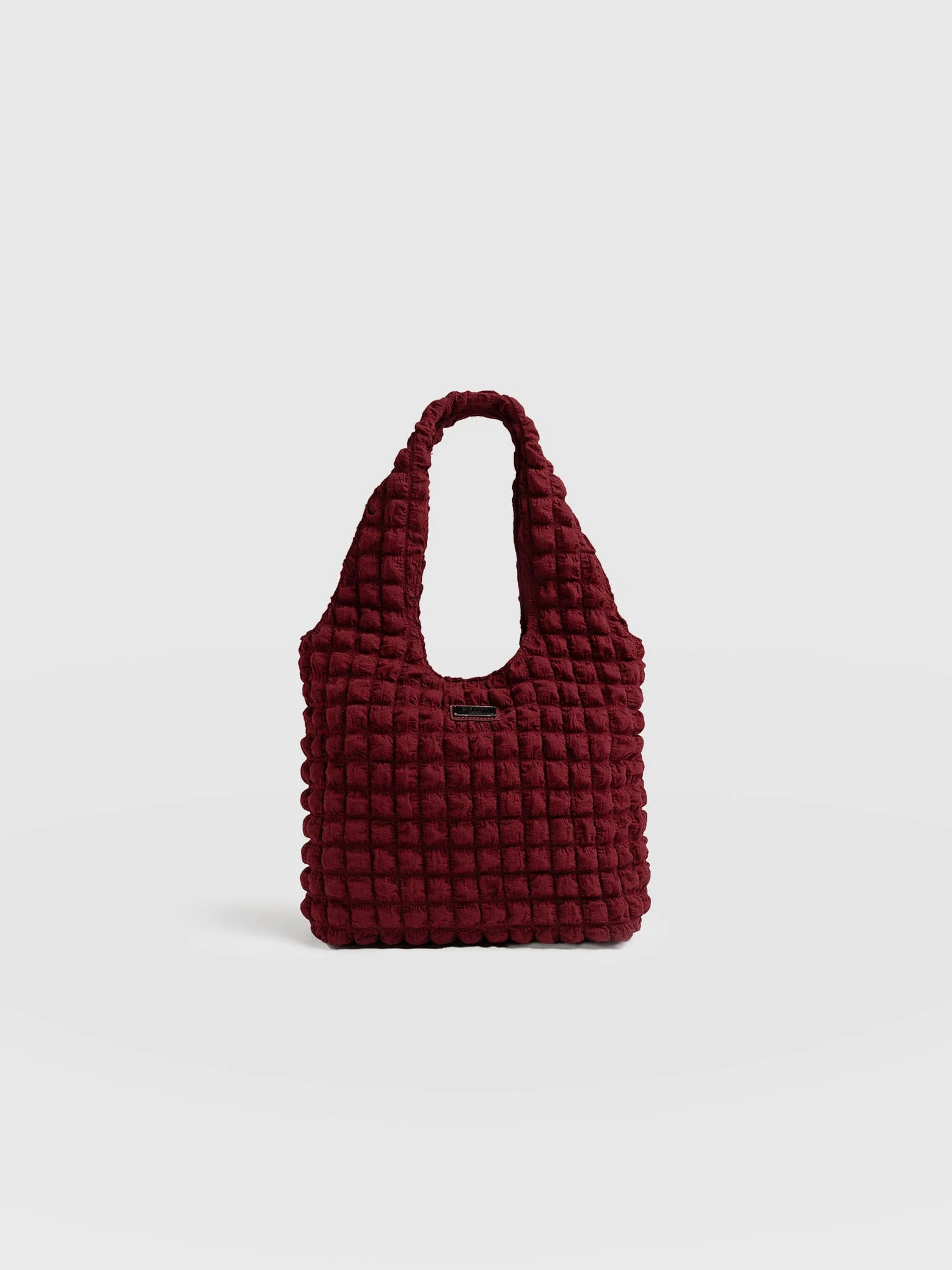 Soho Shoulder Tote Bag - Burgundy | Saint + Sofia UK
