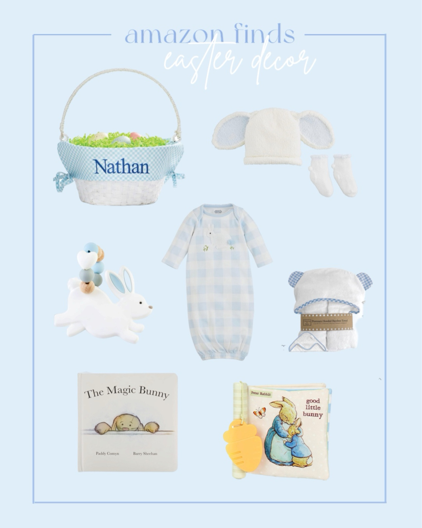 Baby Easter Basket 🩵🐰

Easter Gifts | Easter Basket | Grand Millennial Style | Grand Millenial | Preppy Style Classic Style | 

Follow my shop @ruthnamaya on the @shop.LTK app to shop this post and get my exclusive app-only content!

#liketkit #LTKSeasonal #LTKbaby #LTKSpringSale