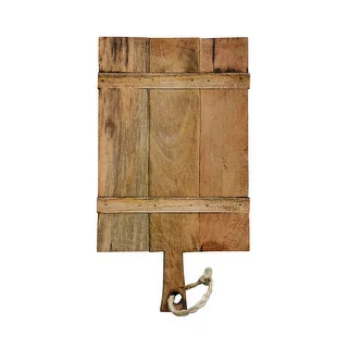Mango Wood Cheese Board with Rope on Handle | Bed Bath & Beyond