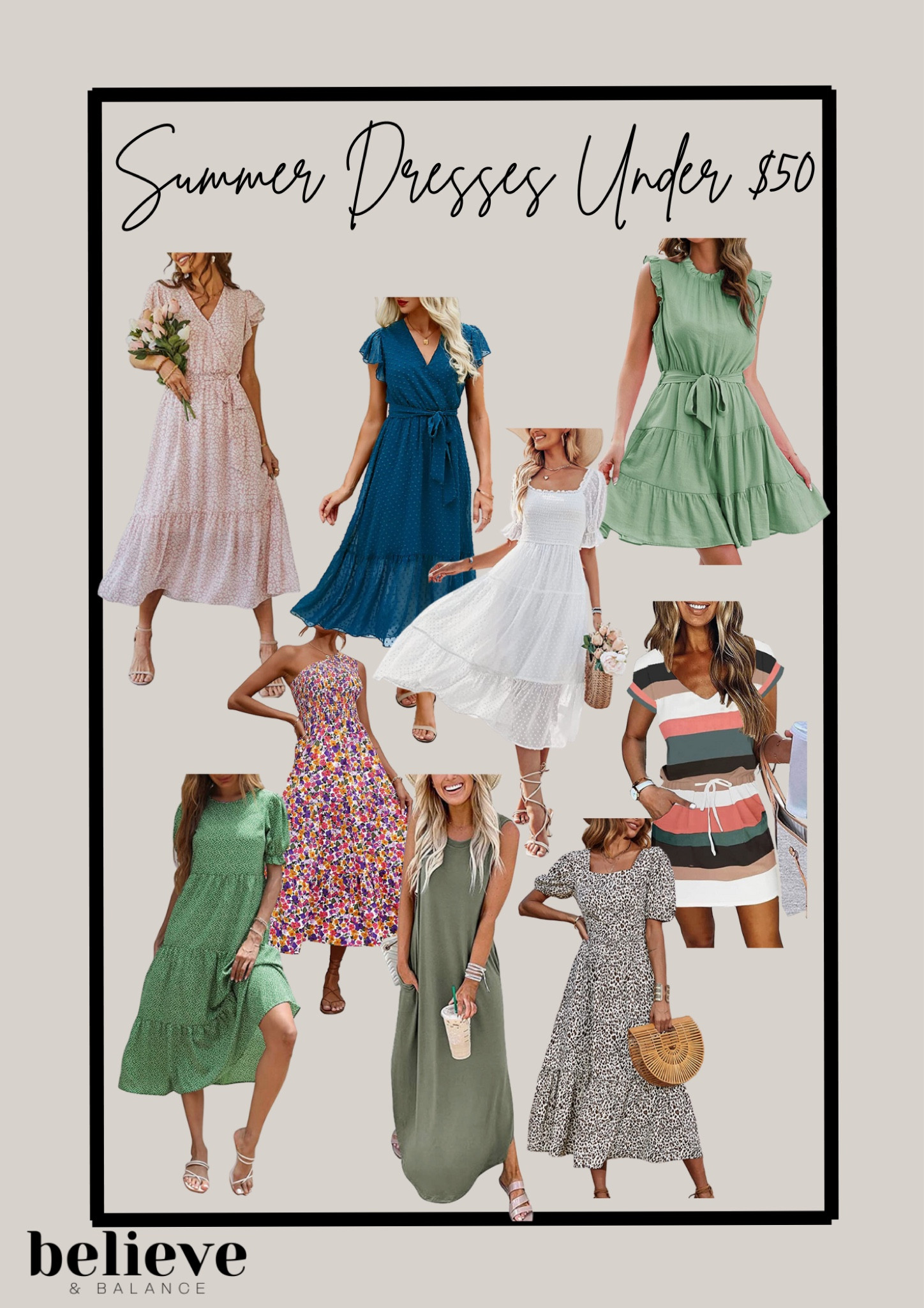 These summer dresses are all such a great deal! I love being able to find summer dresses for under $50. These summer outfits are perfect for a casual outfit, a baby shower, a resort wear outfit or even a vacation outfit.

#LTKSeasonal #LTKFind #LTKunder50