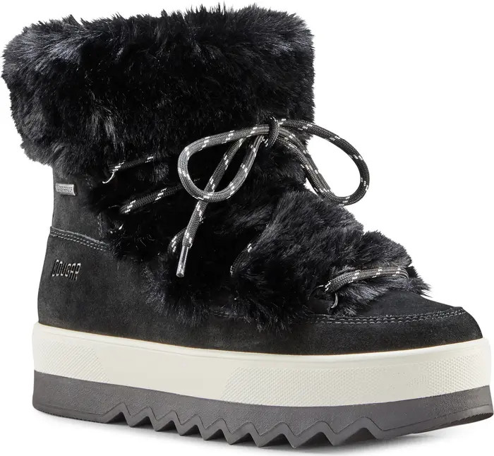 Cougar Vanity Faux Fur Trim Waterproof Bootie | Nordstrom | Nordstrom