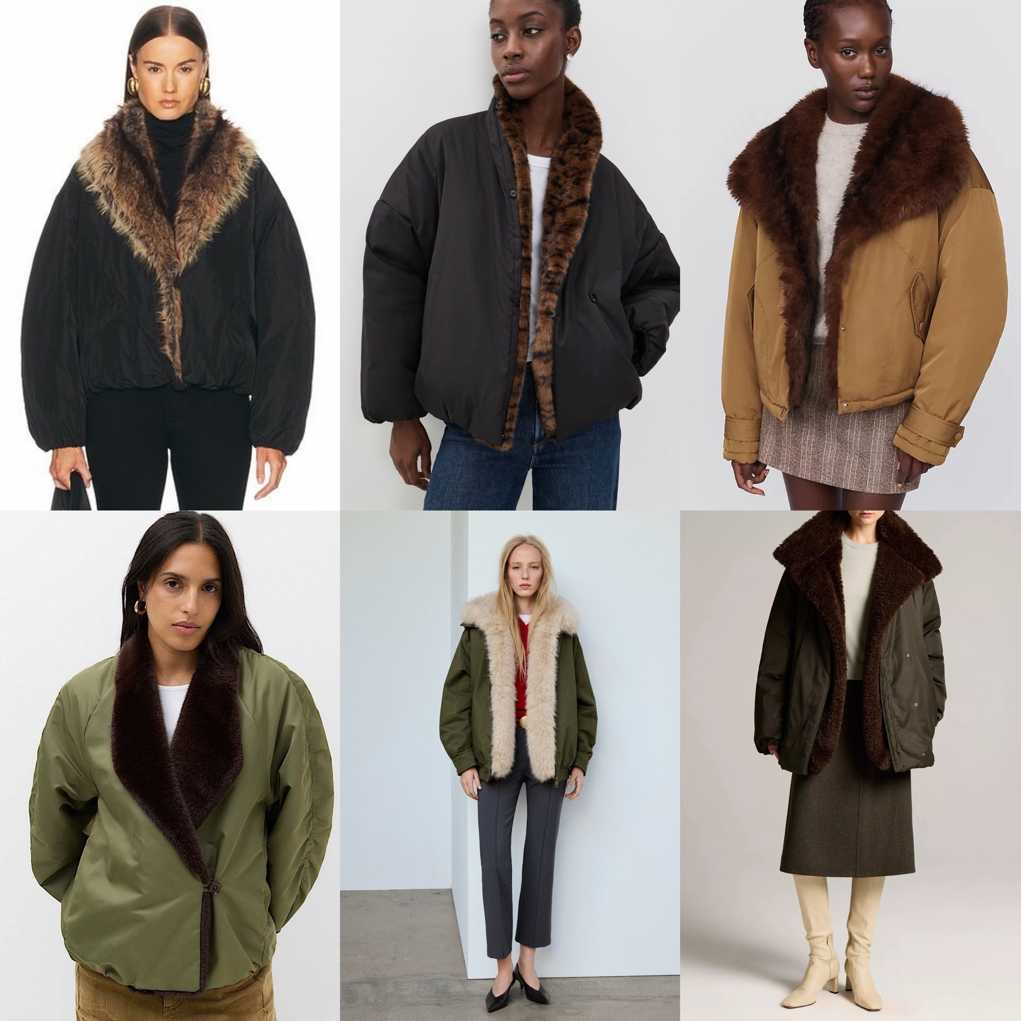 Fur lined coats