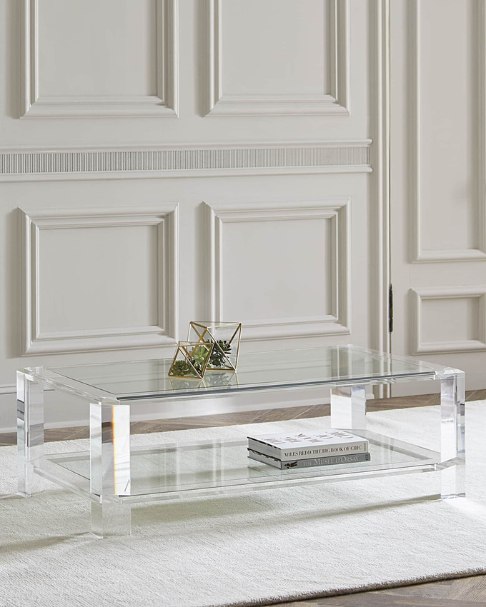Click for more info about Interlude Home Surrey Acrylic Cocktail Table
