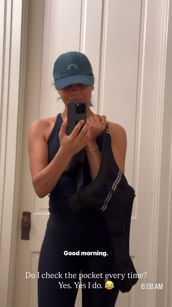 Do I check the pocket every time? 
Yes. Yes I do. 😂 weighted vest is 12 lb but they say to start with 8 :) If you haven’t tried Spanx now is the time to try it! Spanx is doing an exclusive sale with LTK! 20% sitewide with code LTKSPANX


#LTKSaleAlert #LTKfitnessgoals #LTKSpringSale