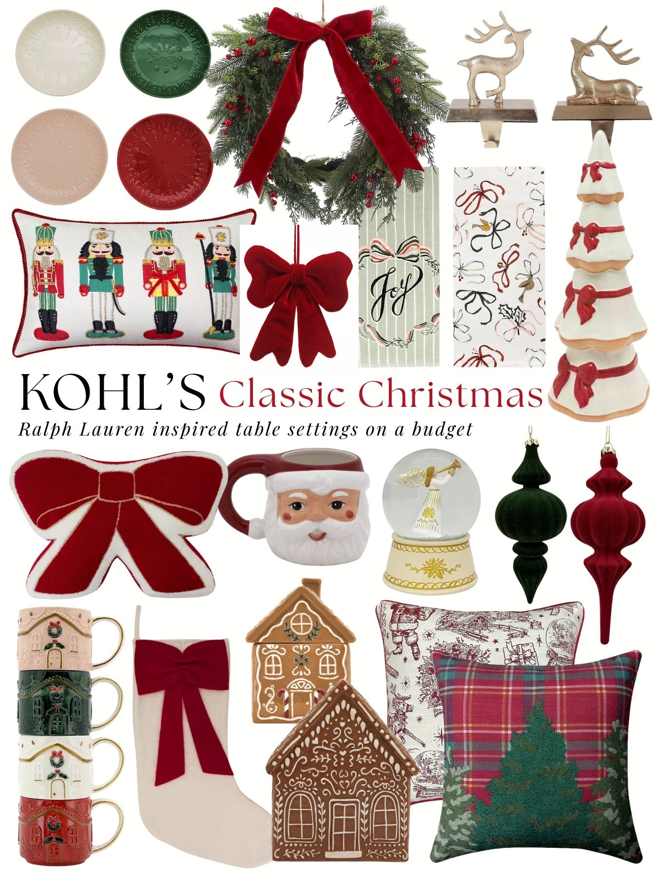 Classic Christmas decor all on sale! Use code SAVING20 for an extra 20% off! ❤️🎄 

#LTKHome #LTKSaleAlert #LTKHoliday