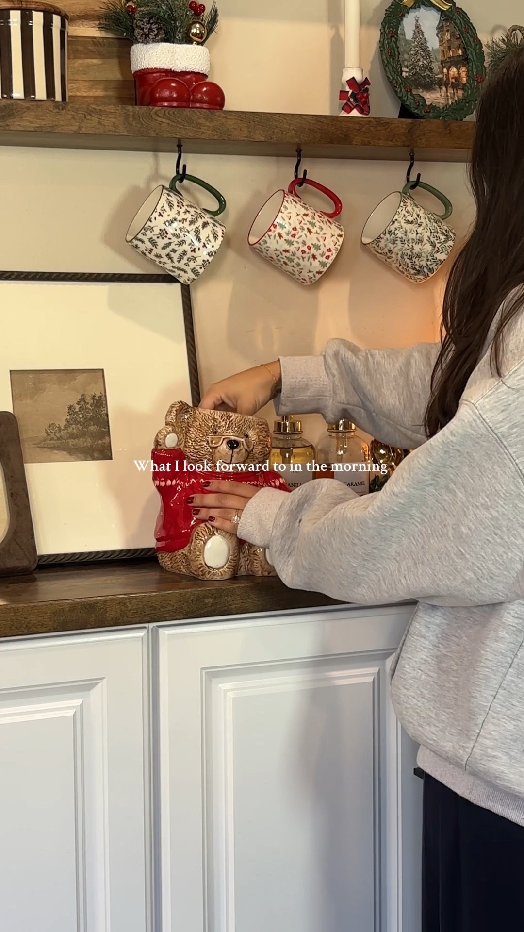 A slow morning + coffee is what I look forward to on the weekends ☕️🎄🔔

There’s something about winter that makes slowing down extra comforting 🤍

Slow morning, slow living, cozy living, Christmas coffee bar, coffee bar styling, Christmas decor, Christmas home inspo, traditional Christmas decor, classic Christmas decor, vintage Christmas decor 

#LTKHome #LTKvlog #LTKFindsUnder50