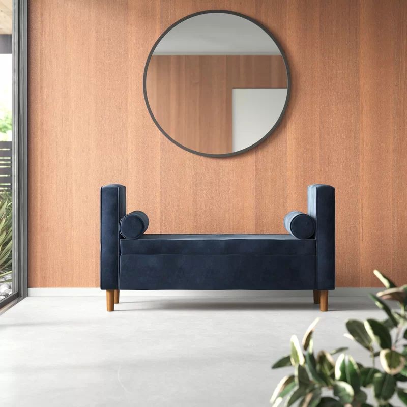 Hewins Upholstered Flip Top Storage Bench | Wayfair Professional