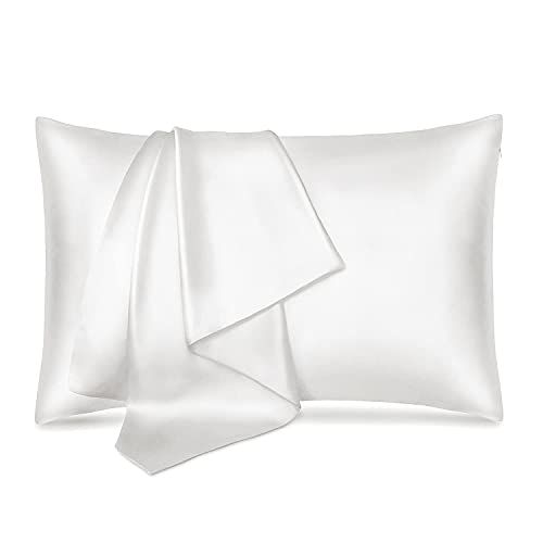 Ayclif 100% Mulberry Silk Pillowcase, 21 Momme, 600 Threadcount | Amazon (US)