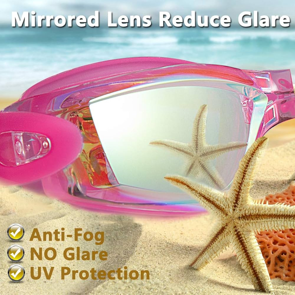 EverSport Swim Goggles Pack of 2 Swimming Goggles Anti Fog for Adult Men Women Youth Kids | Amazon (US)