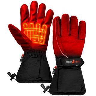 Men's Black AA Battery Heated Gloves | The Home Depot