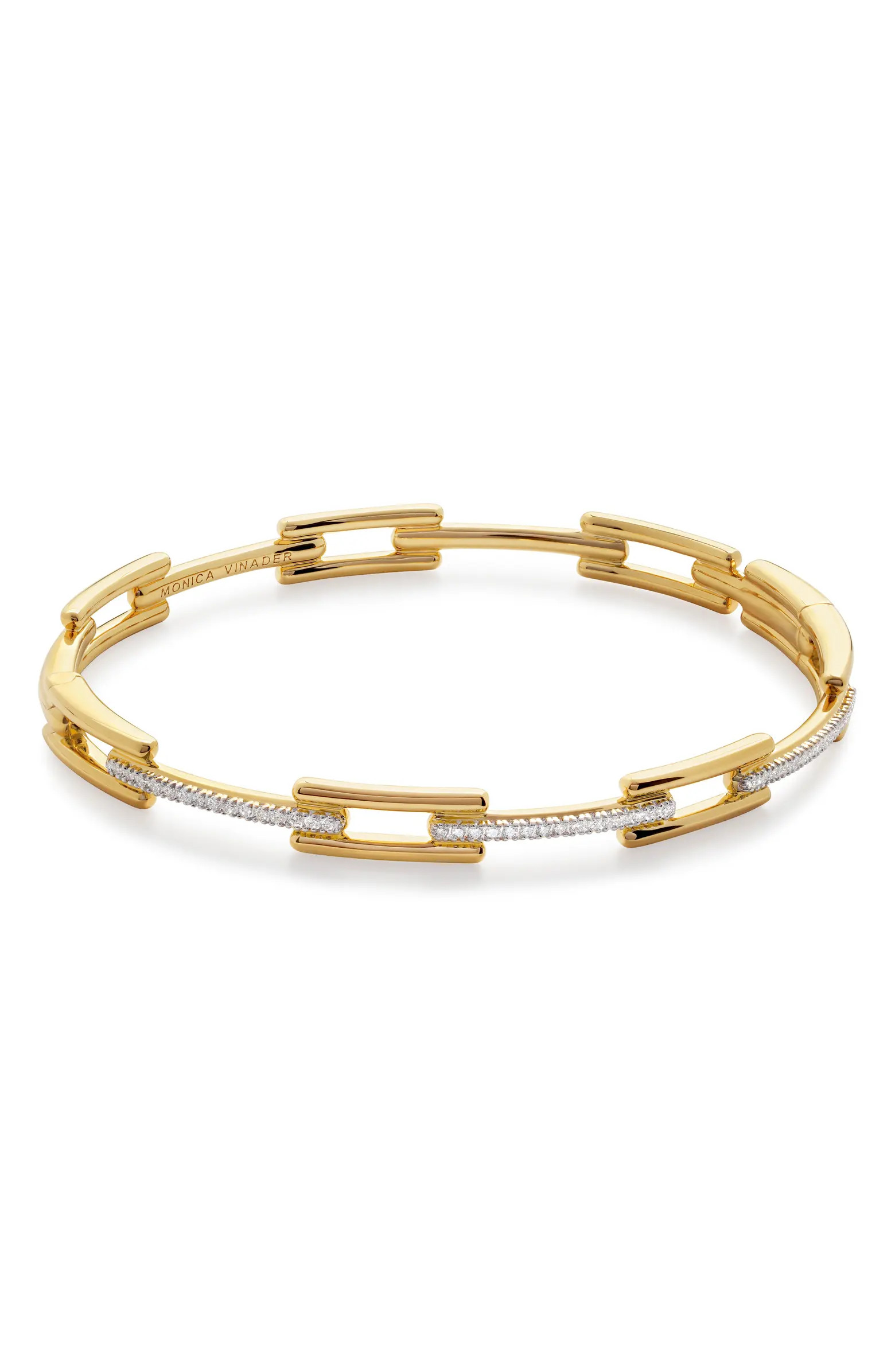 Lab Created Diamond Signature Bangle | Nordstrom