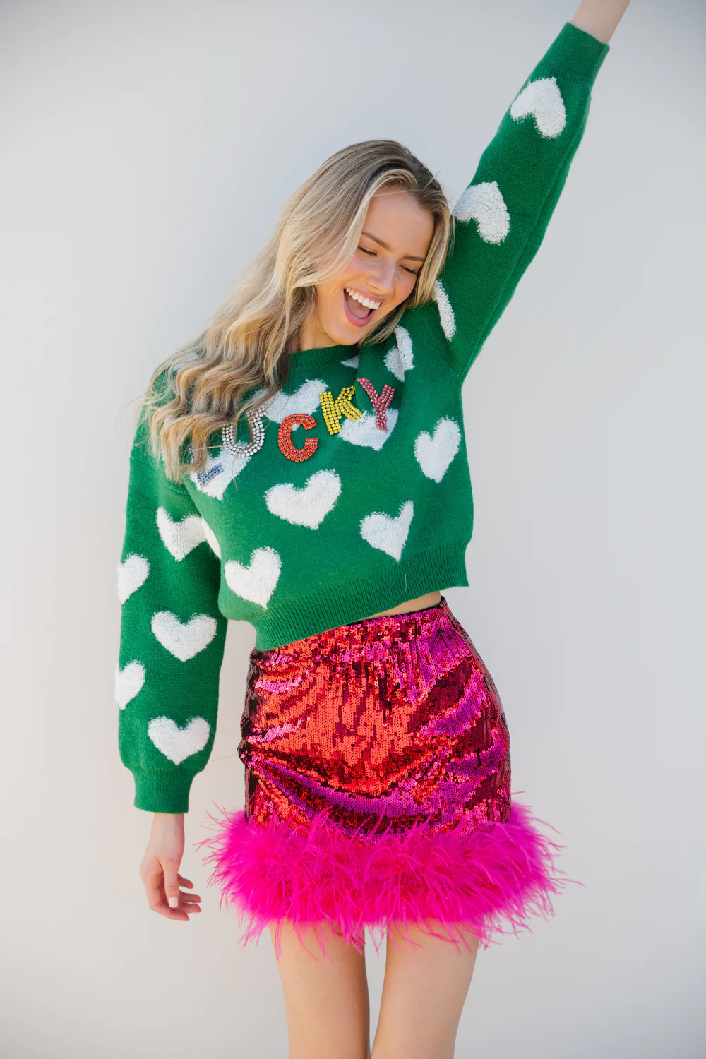 LUCKY IN LOVE SWEATER | Judith March
