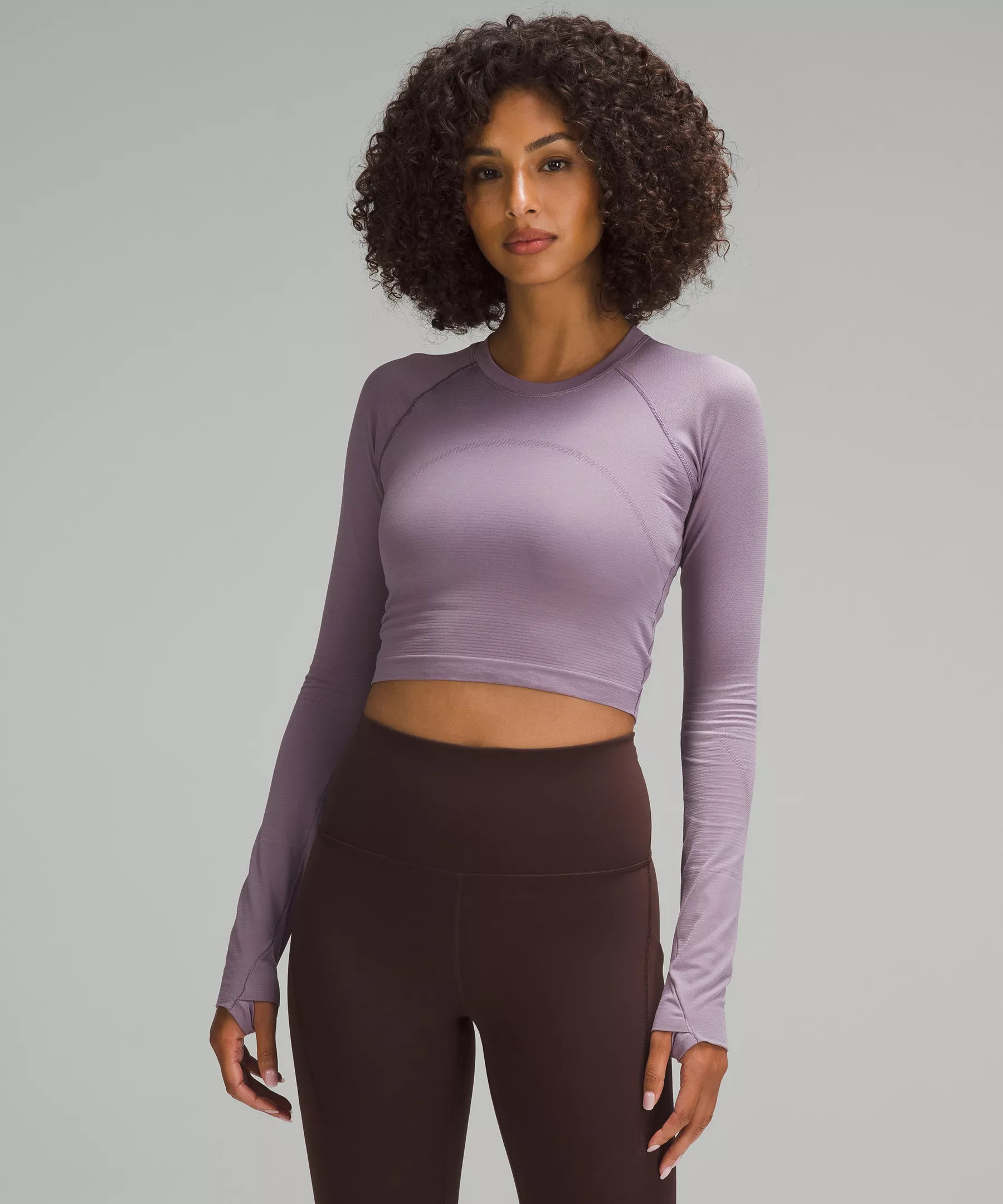 Swiftly Tech Cropped Long-Sleeve Shirt 2.0 | Lululemon (US)