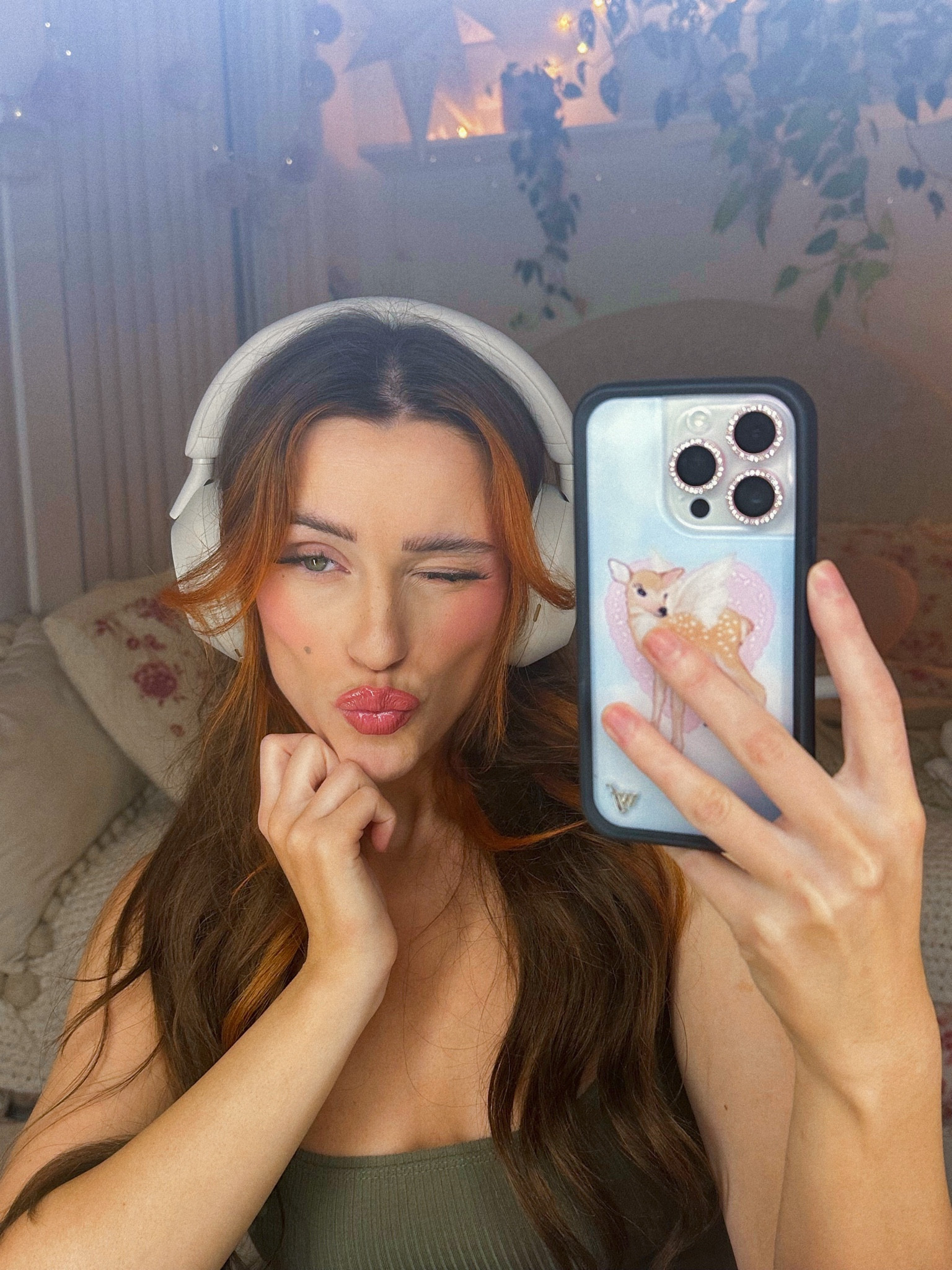 My headphones and phone case! #headphones  