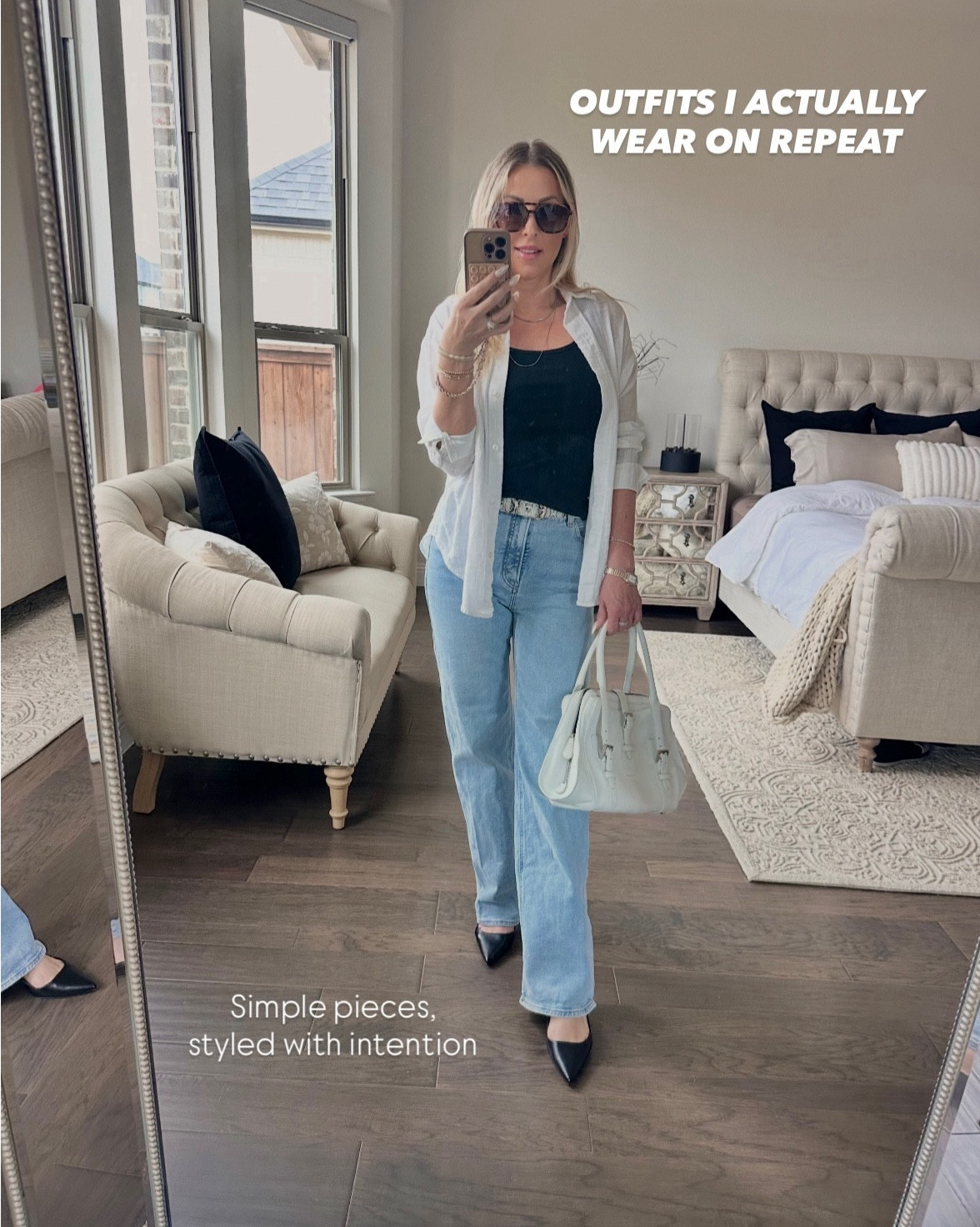 Outfits I’ve been wearing on repeat lately—built around simple, elevated pieces that make real life style feel easy.

Mixing high low style here with everyday basics (Aritzia tees, denim, Amazon finds, and a few designer accessories woven in) to create outfits that feel polished without overthinking it.

From Pilates to errands to everyday plans—these are the kinds of outfits I reach for again and again.

Follow me on LTK for more over 40 style inspiration and elevated everyday outfits 🤍

#LTKStyle #LTKOver40 #LTKFinds #LTKOutfits #LTKFashion

#LTKootd #LTKSeasonal #LTKgrwm