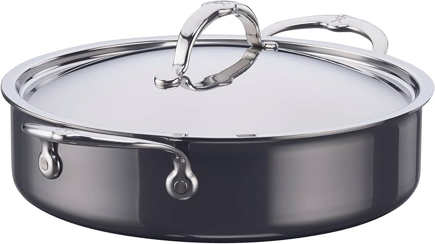 Hestan - NanoBond Collection - Stainless Steel Titanium Sauteuse, Induction Cooktop Compatible, 3... | Amazon (US)