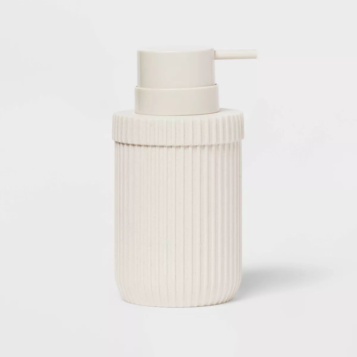Ribbed Soap Pump Ivory - Room Essentials™ | Target