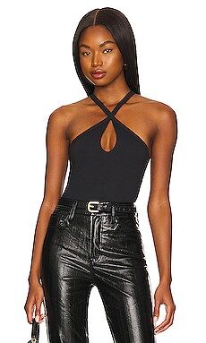 Free People Cross My Heart Duo Bodysuit in Black from Revolve.com | Revolve Clothing (Global)