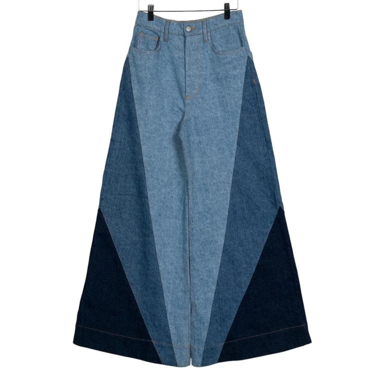 Farm Rio Women's Jeans - Blue/Navy - XS | Depop US