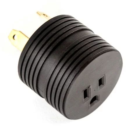 RV Electrical Adapter 30 Amp Male to 15 a Female Plug Round Grip Motorhome | Walmart (US)
