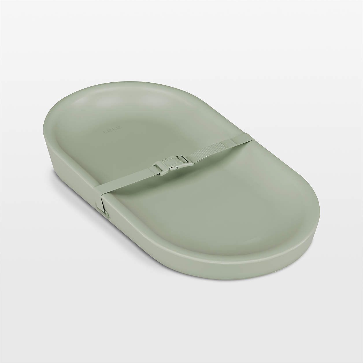 Lalo Sage Green Wipeable Baby Diaper Changing Pad + Reviews | Crate & Kids | Crate & Barrel