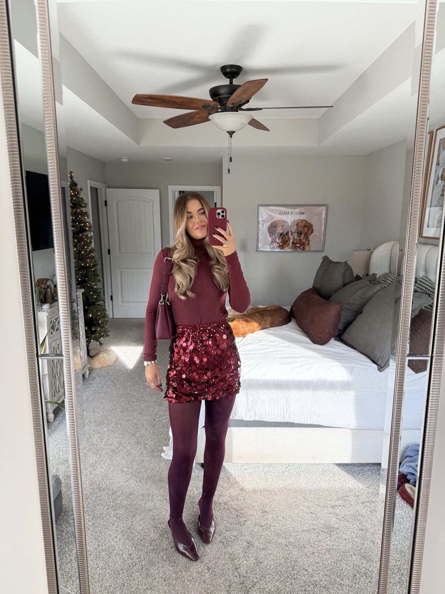 amazon new year eve outfit! size small in sequin skirt, medium in tights, size small in top 

#LTKHoliday #LTKootd #LTKSeasonal