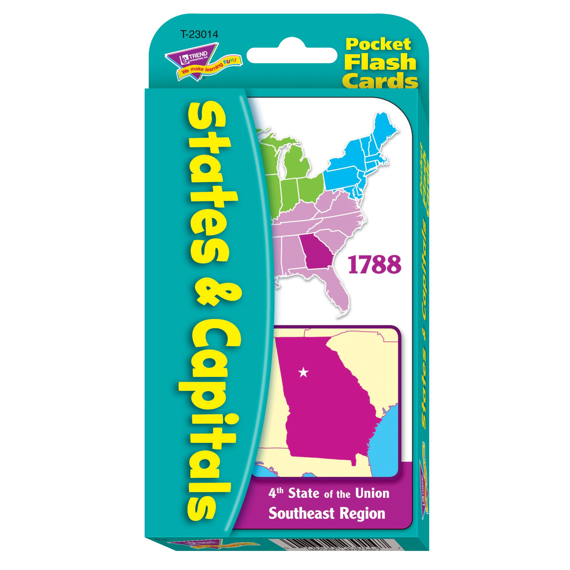 States & Capitals Pocket Flash Cards | Amazon (US)