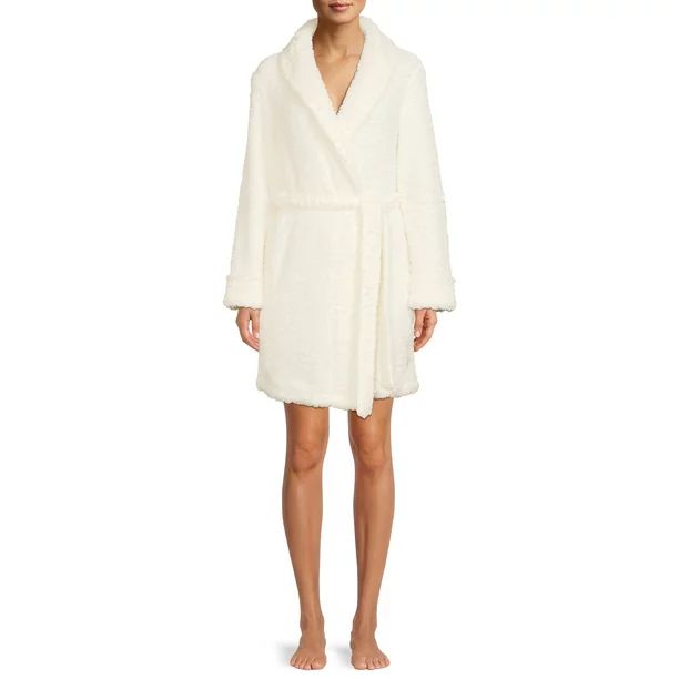 Secret Treasures Solid Super Soft Robe (Women's or Women's Plus) 1 Pack - Walmart.com | Walmart (US)