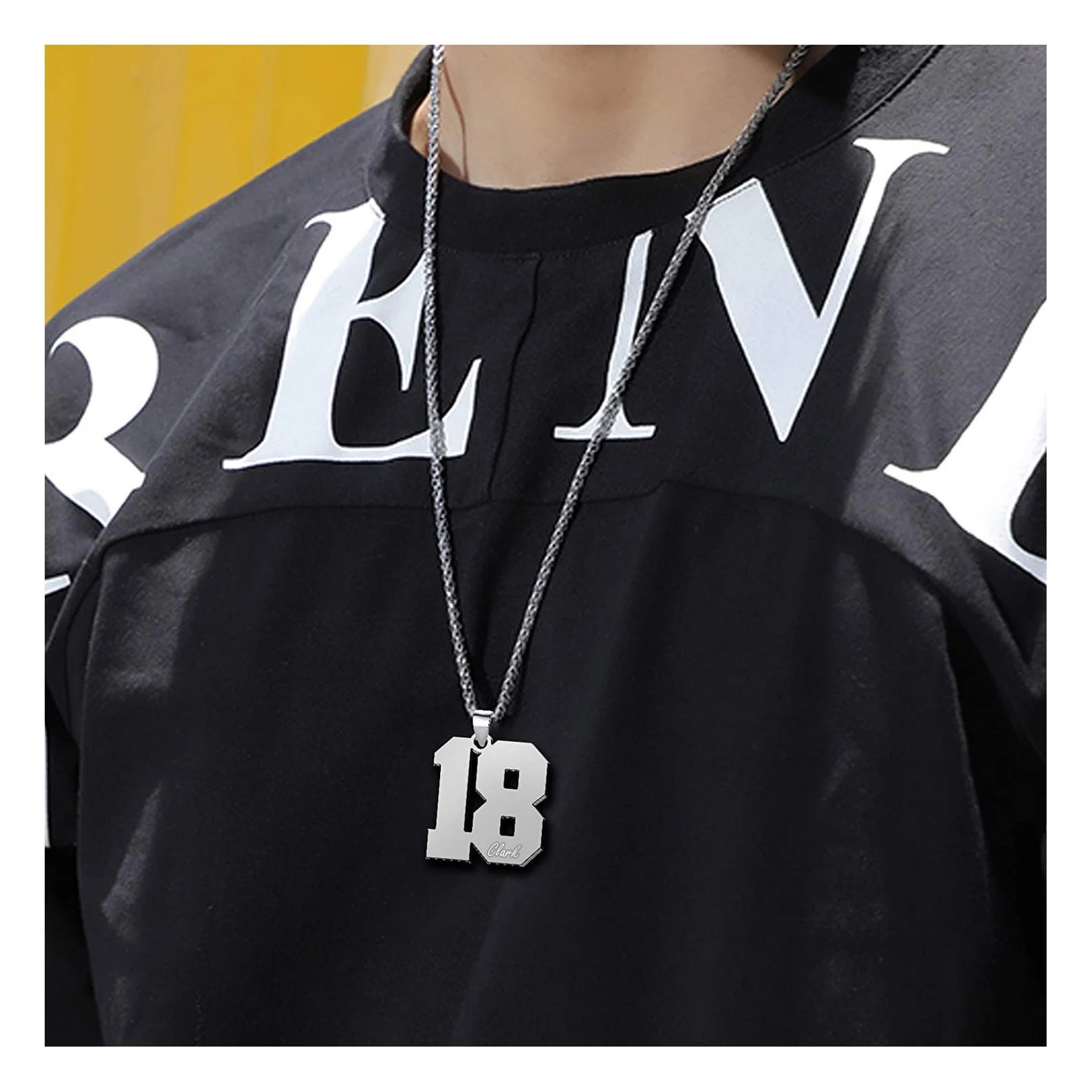Personalized NUMBER NECKLACE for Boys Chain Numbers Girls - Etsy | Etsy (US)